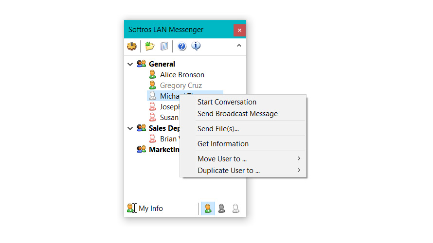 Get feedback from a vast remote working audience about Softros LAN messenger