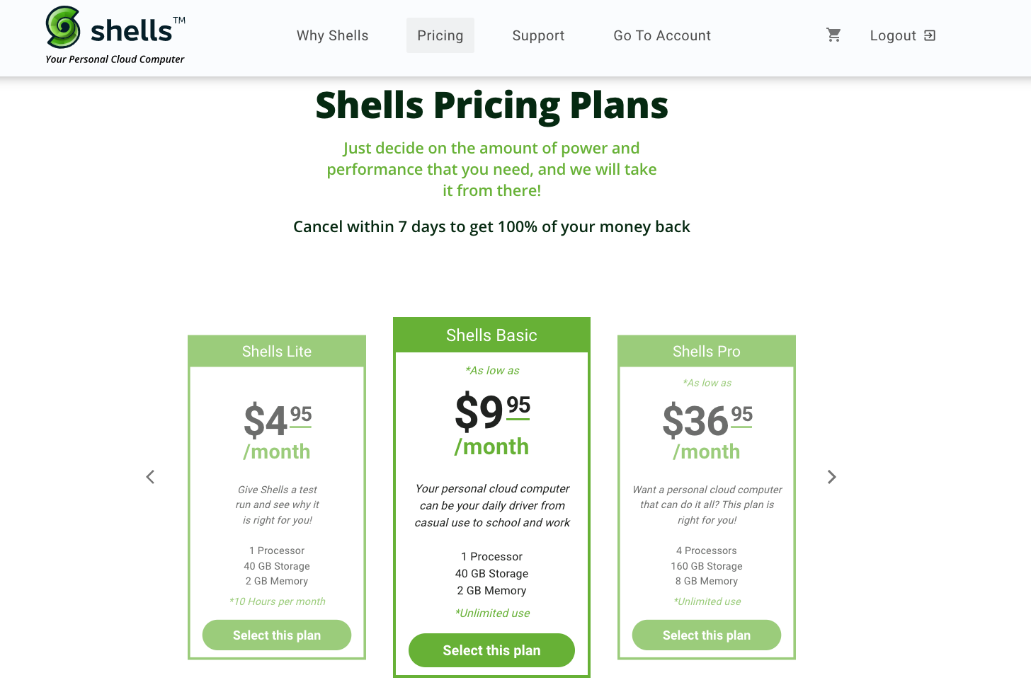 Find pricing, reviews and other details about Shells.com