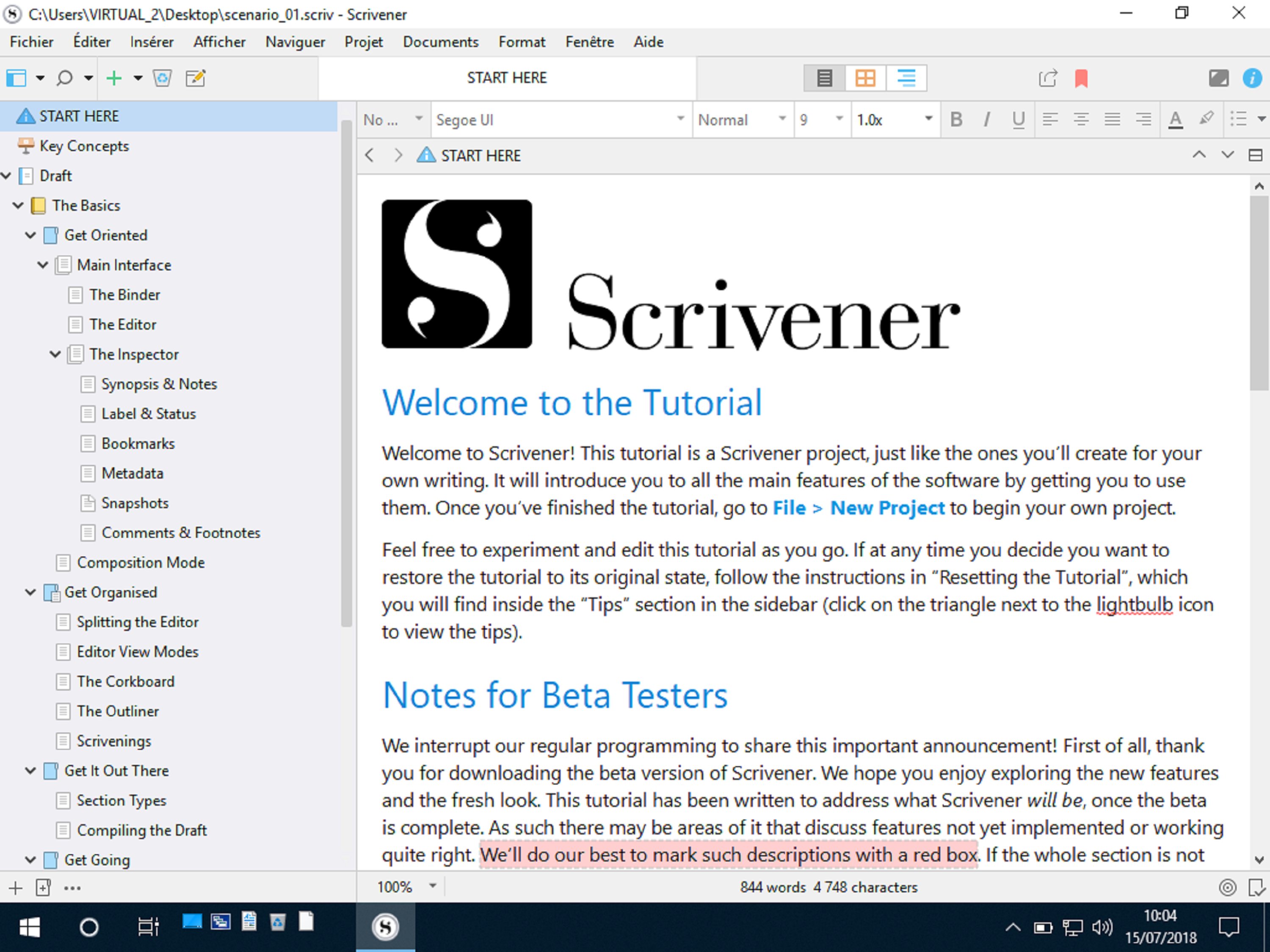 Find pricing, reviews and other details about Scrivener