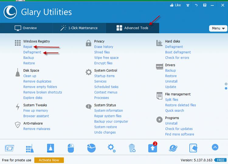 Find detailed information about Glary Utilities