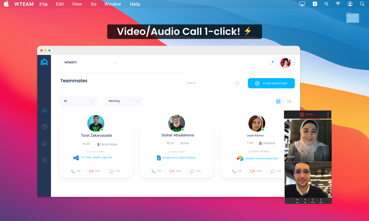Get feedback from a vast remote working audience about WTEAM