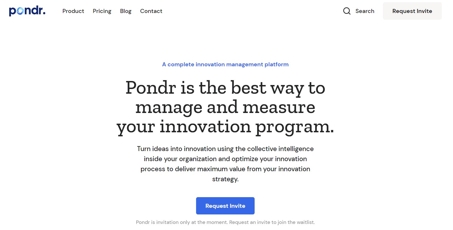 Get feedback from a vast remote working audience about Pondr