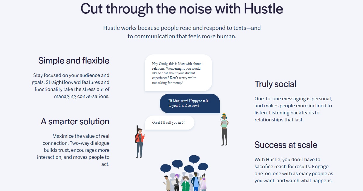 Get feedback from a vast remote working audience about Hustle