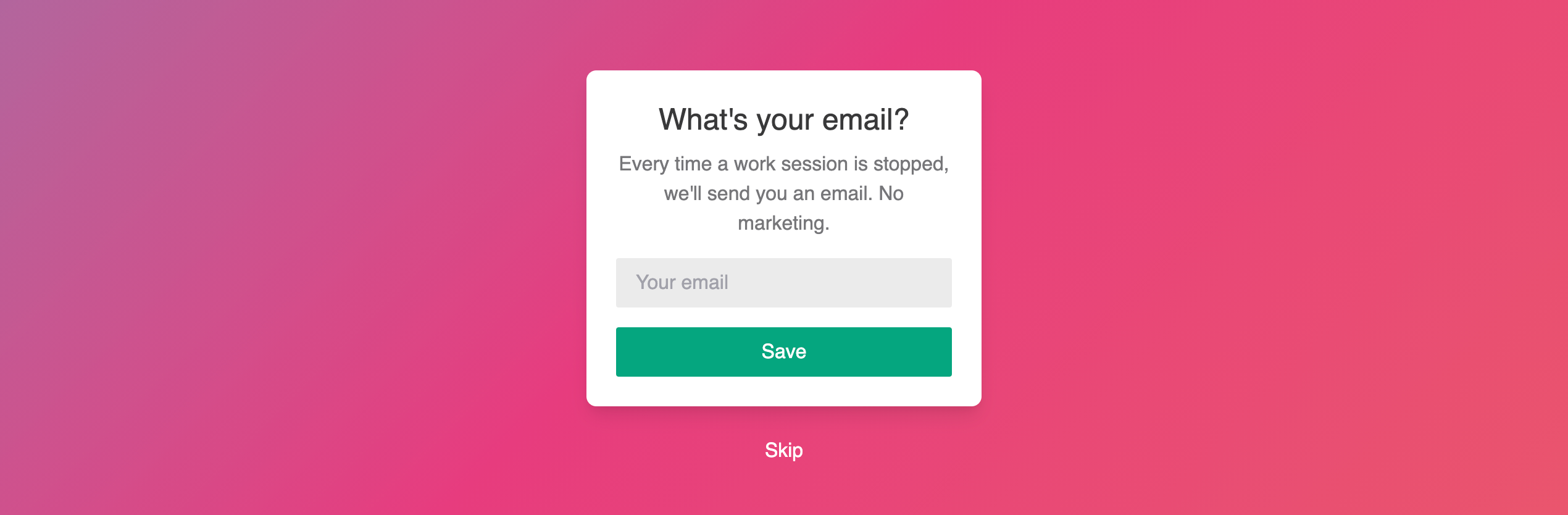 Get feedback from a vast remote working audience about Tim Tracker