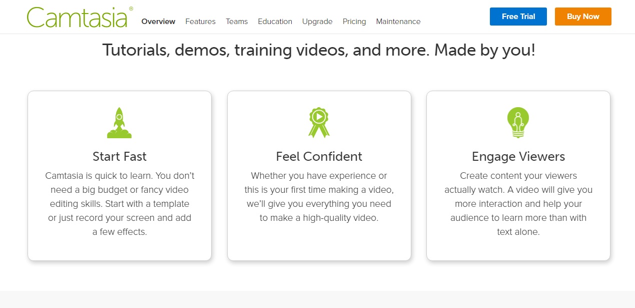 Get feedback from a vast remote working audience about Camtasia