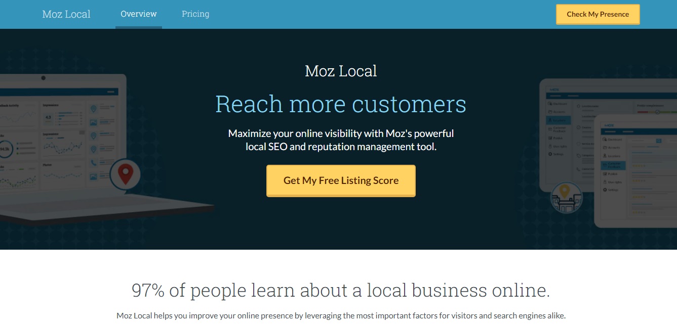 Find detailed information about Moz Local