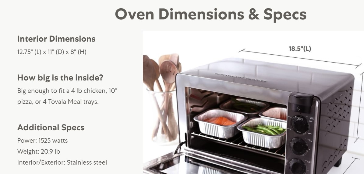Find pricing, reviews and other details about Tovala Steam Oven
