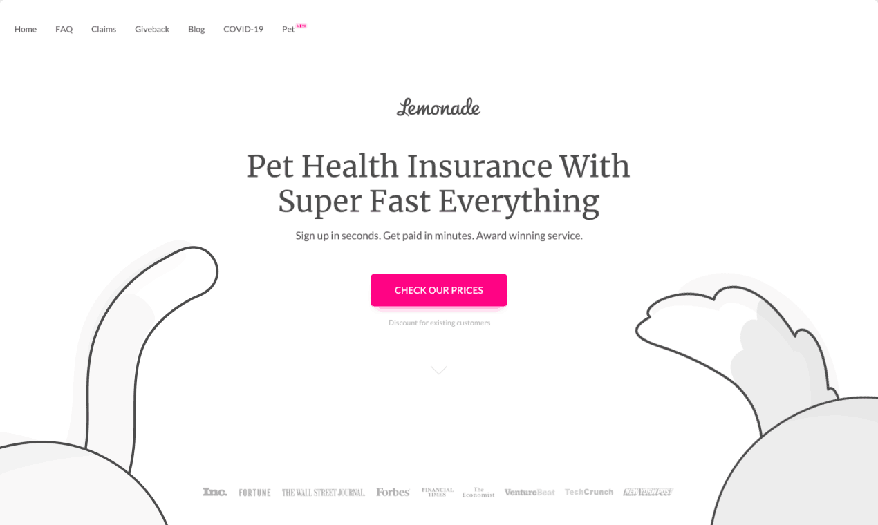 Find detailed information about Lemonade Pet Health Insurance