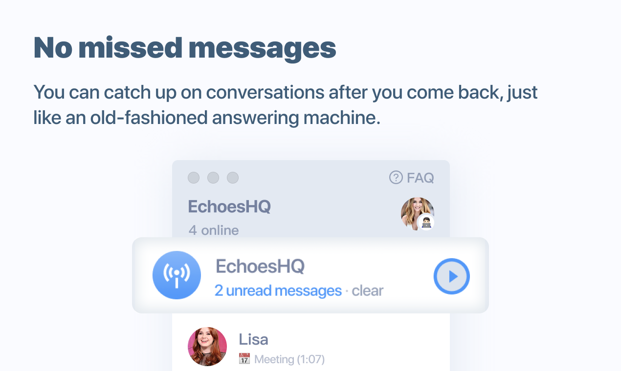 Detailed reviews and information for remote teams Echoes