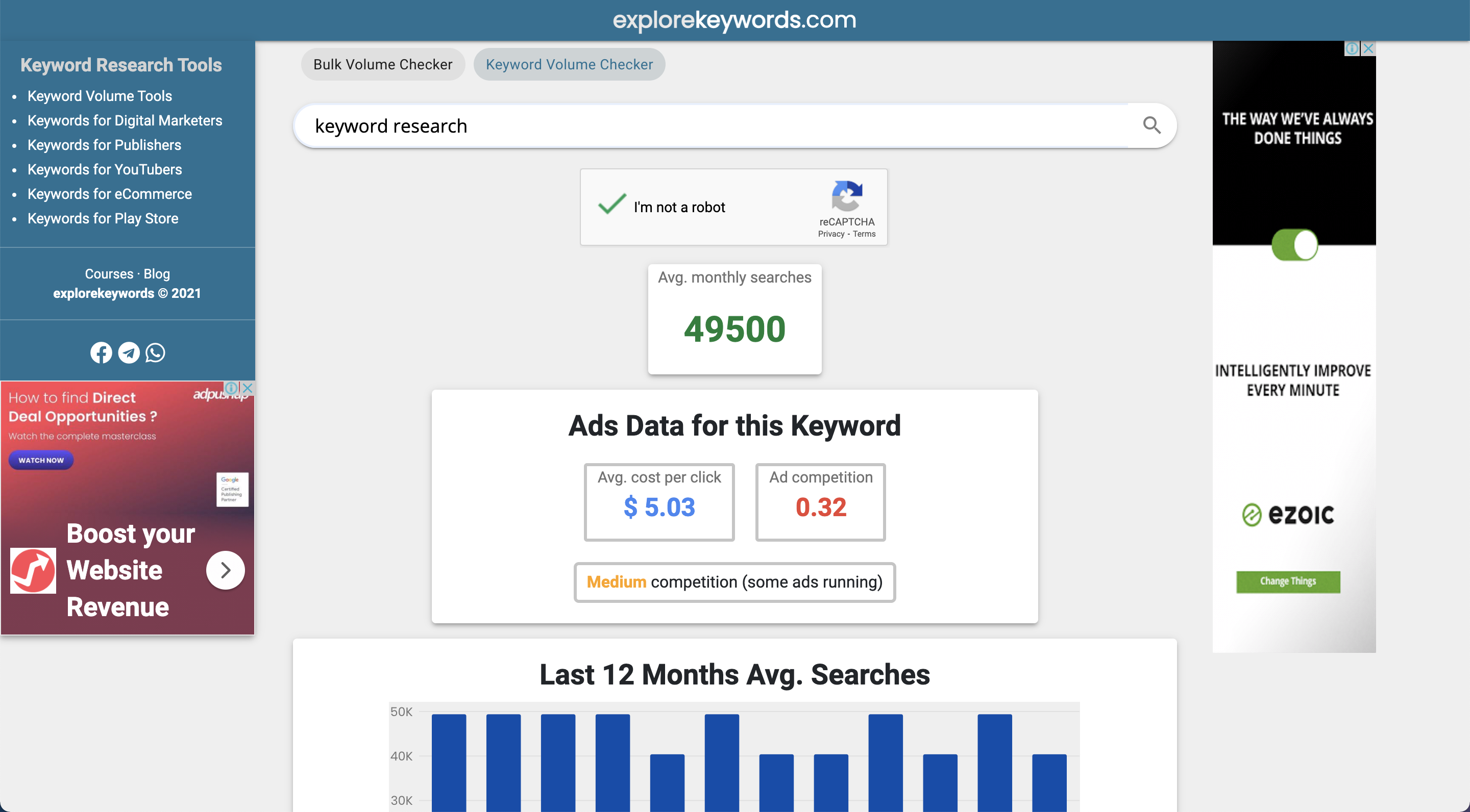 Find detailed information about Explore Keywords