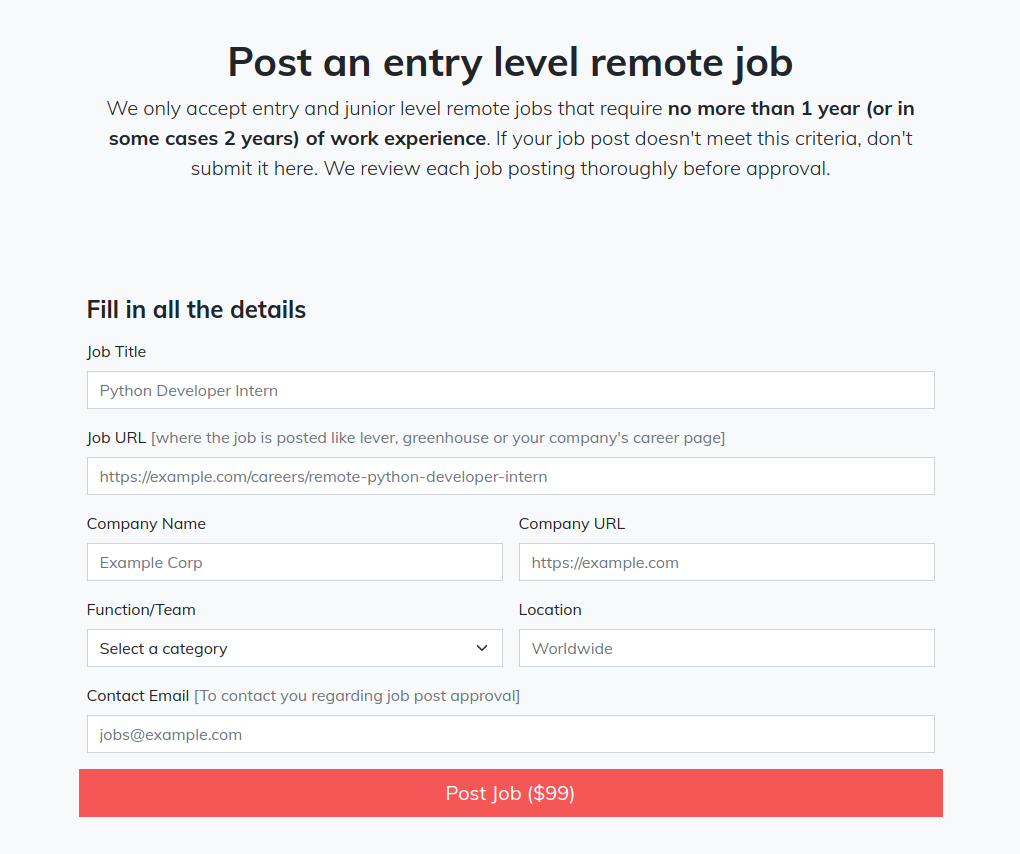 Get feedback from a vast remote working audience about Entry Level Remote Job