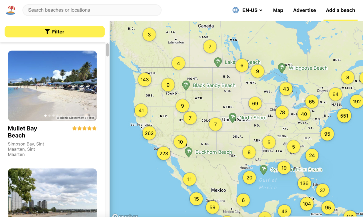 Get feedback from a vast remote working audience about Beach Nearby