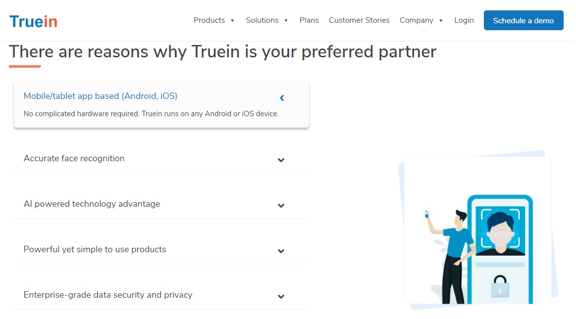 Find pricing, reviews and other details about Truein