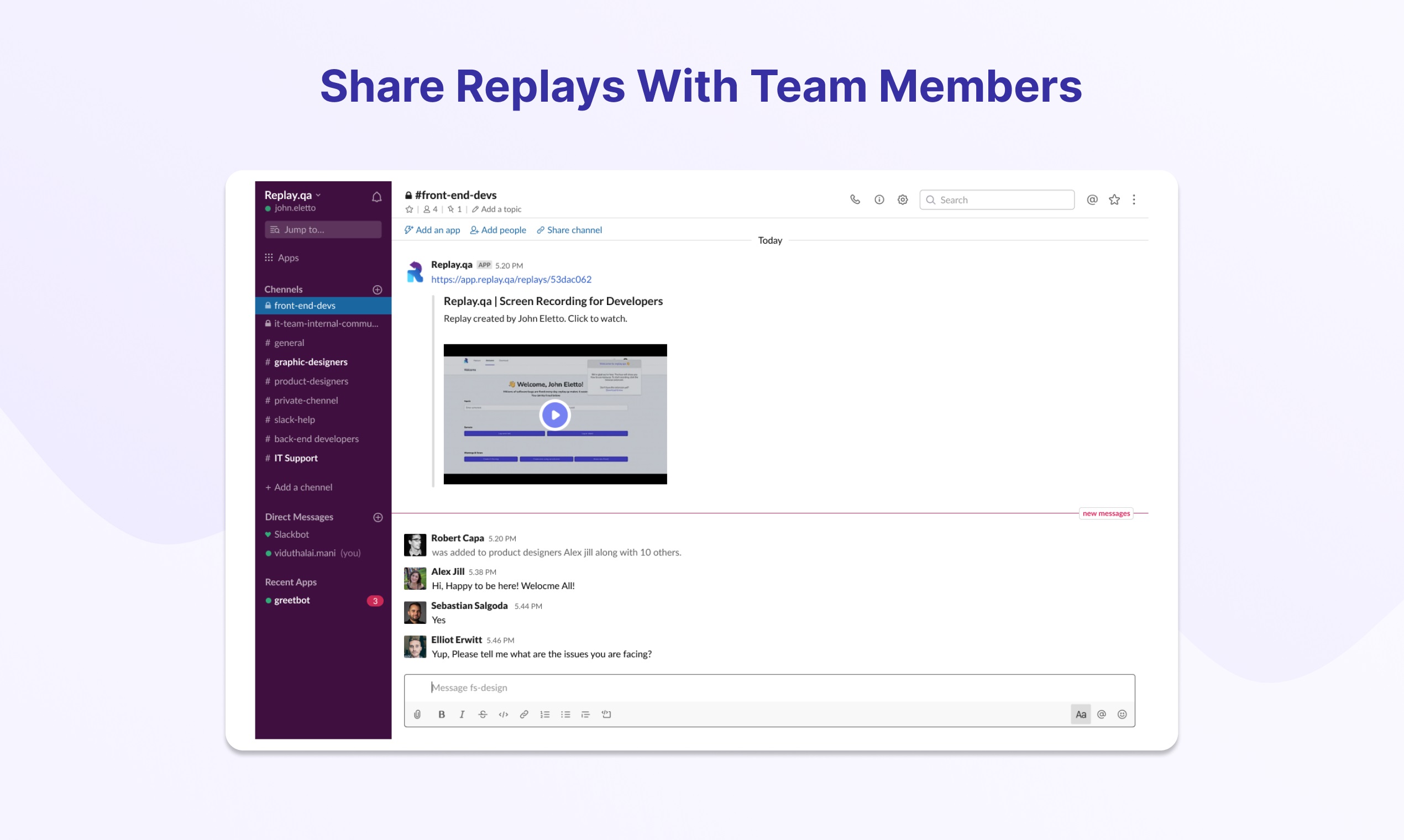 Detailed reviews and information for remote teams Replay.qa