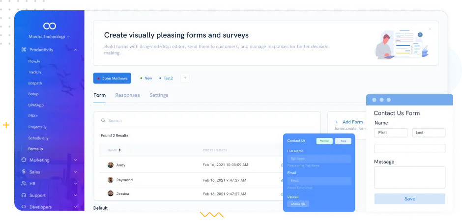 Find detailed information about Forms.io by 500apps