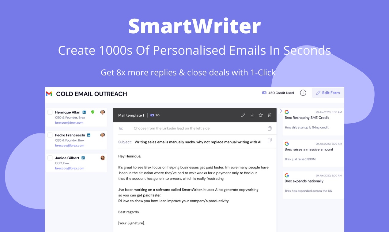 Find pricing, reviews and other details about SmartWriter