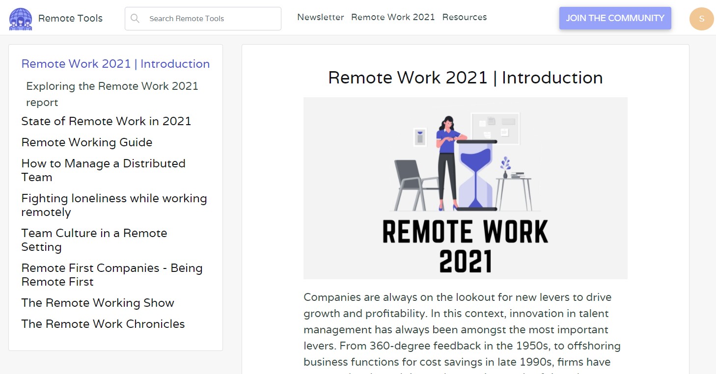 Get feedback from a vast remote working audience about Remote Tools