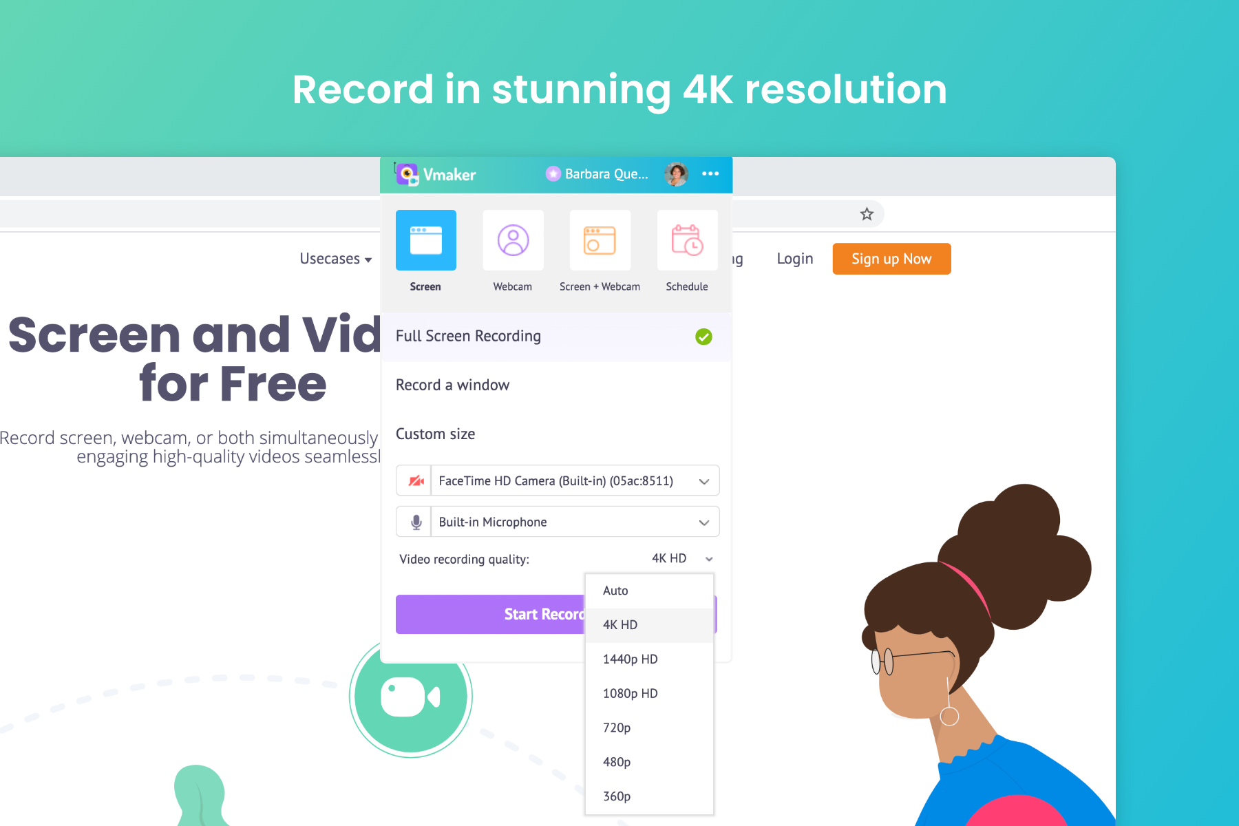 Get feedback from a vast remote working audience about Vmaker