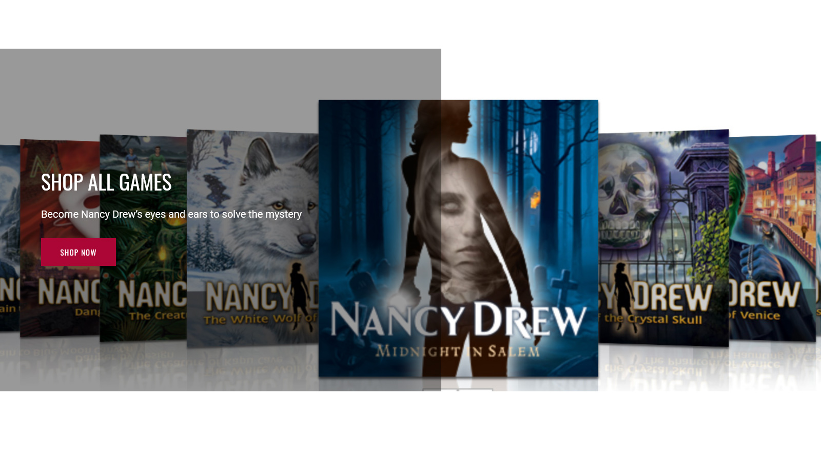 Find detailed information about Nancy Drew Interactive Games