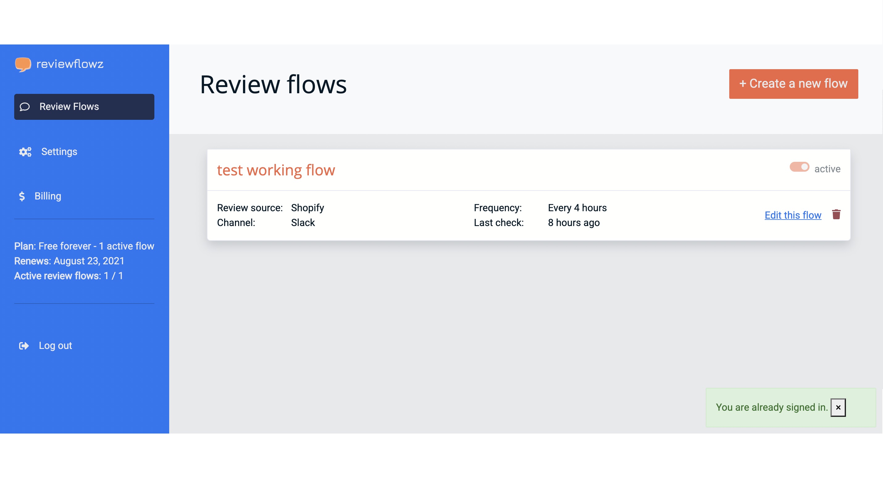 Find detailed information about ReviewFlowz