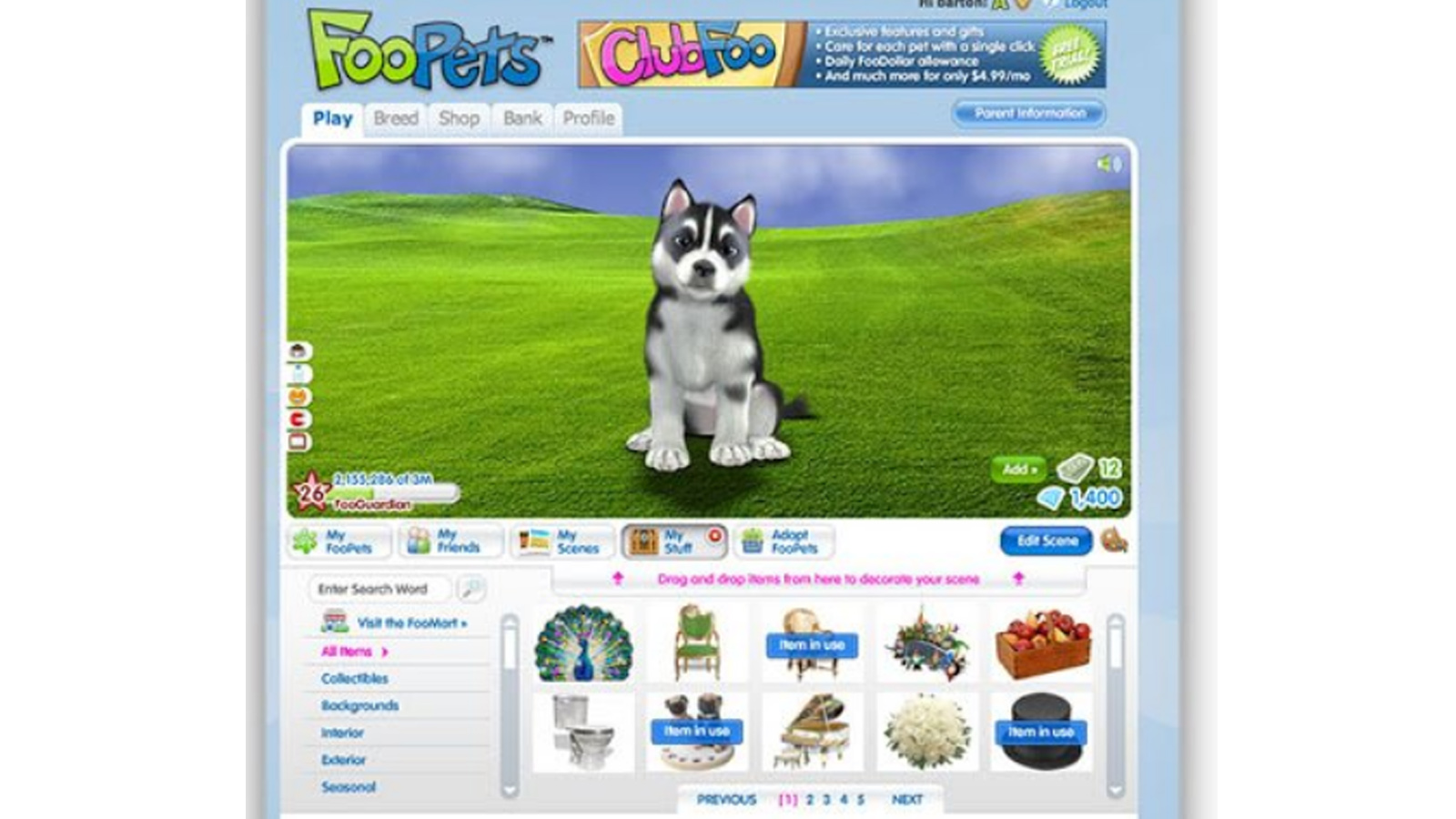 Find detailed information about FooPets