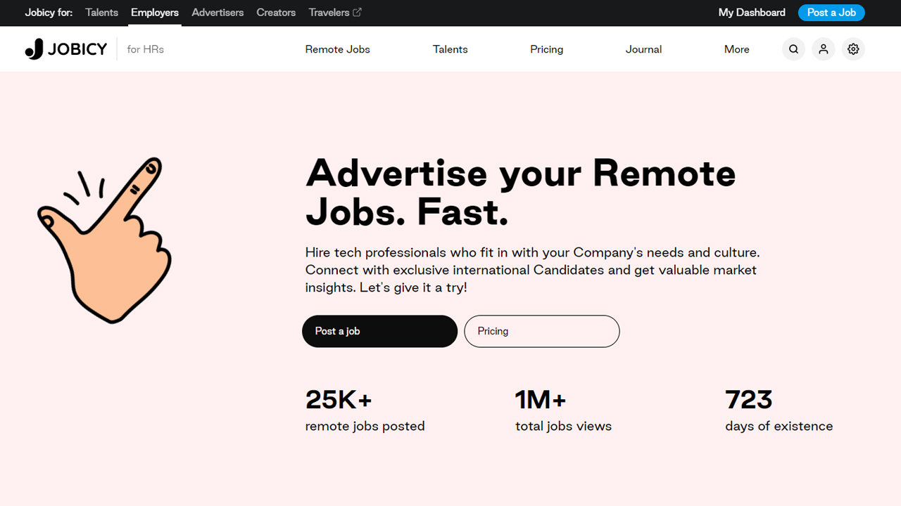 Get feedback from a vast remote working audience about Jobicy: Remote Jobs