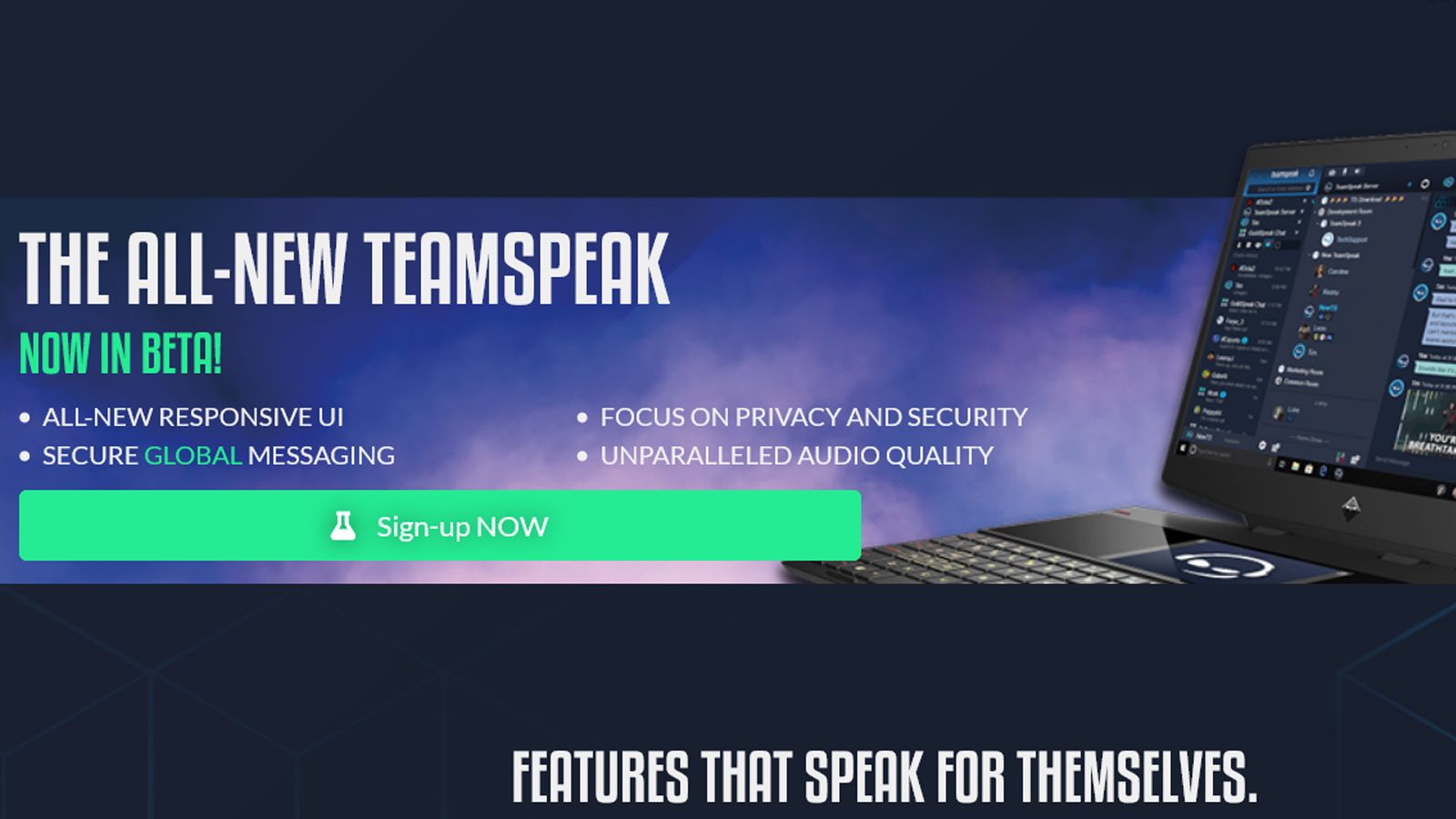 Find detailed information about TeamSpeak
