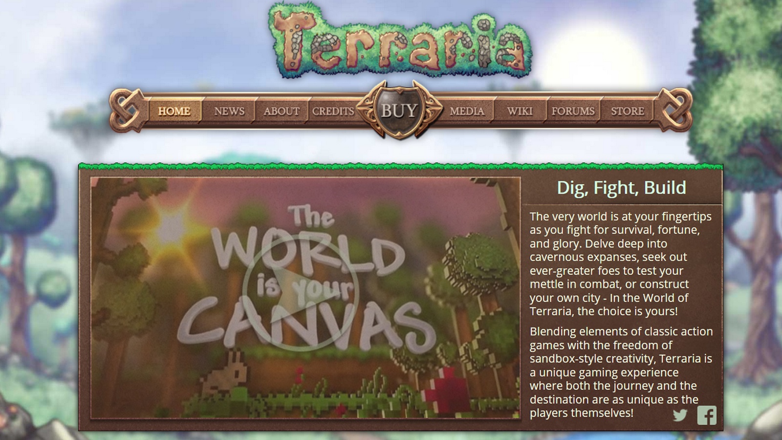 Find detailed information about Terraria