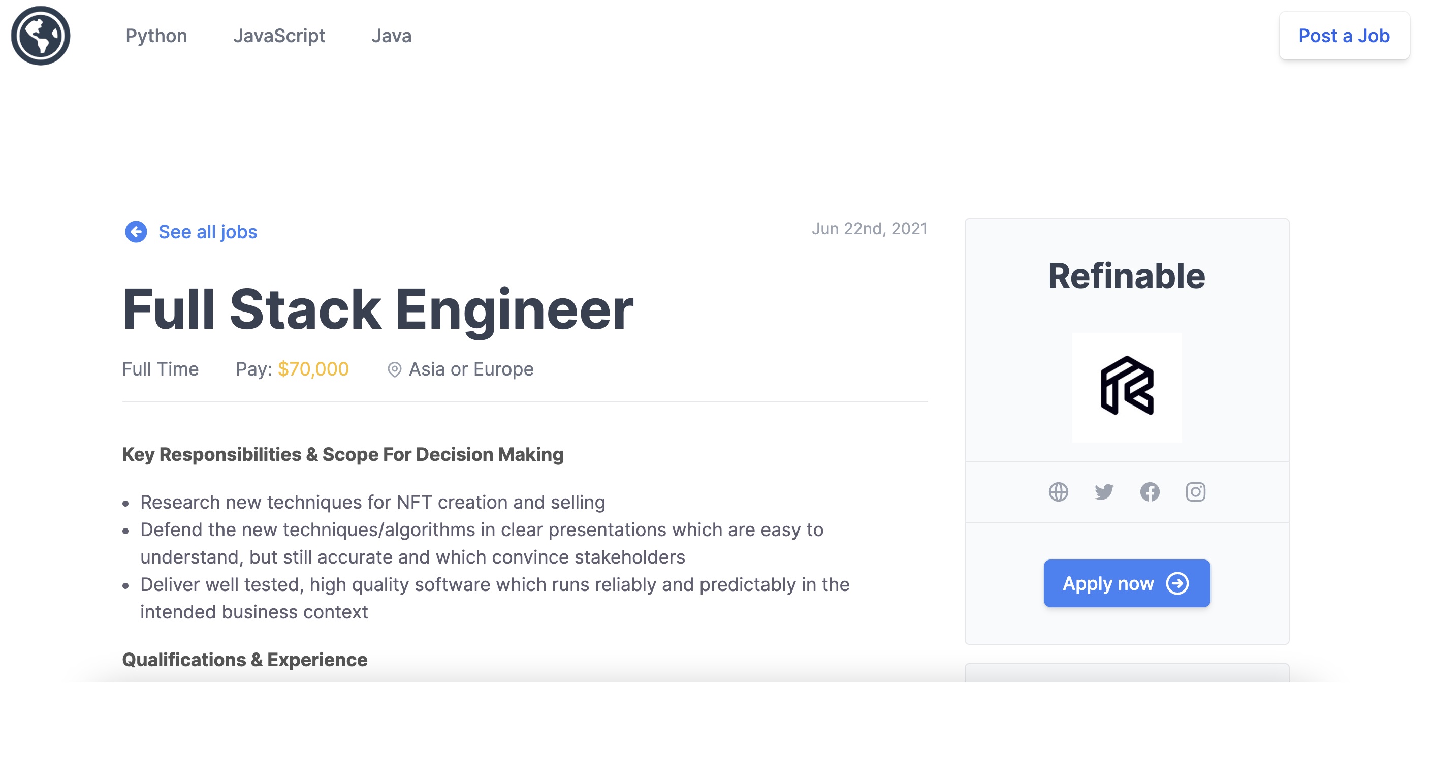 Get feedback from a vast remote working audience about HireRemote.io
