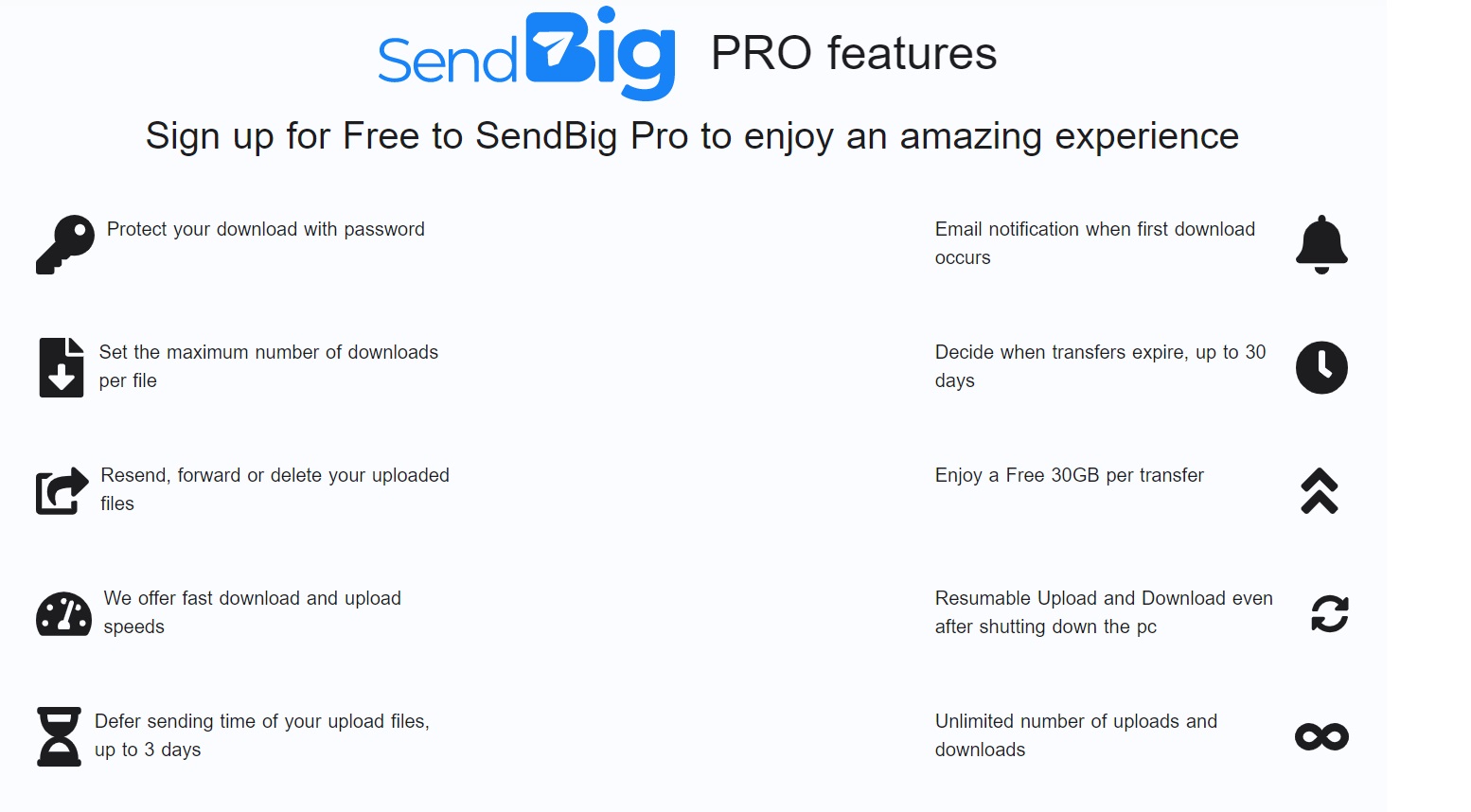 Find pricing, reviews and other details about SendBig