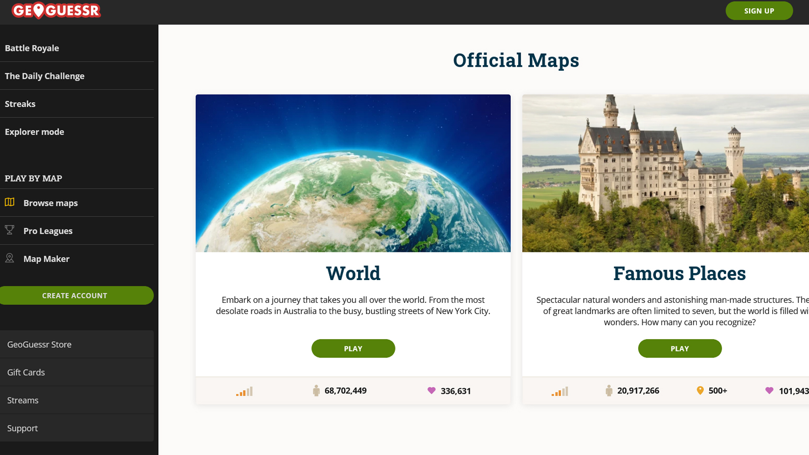 Get feedback from a vast remote working audience about GeoGuessr