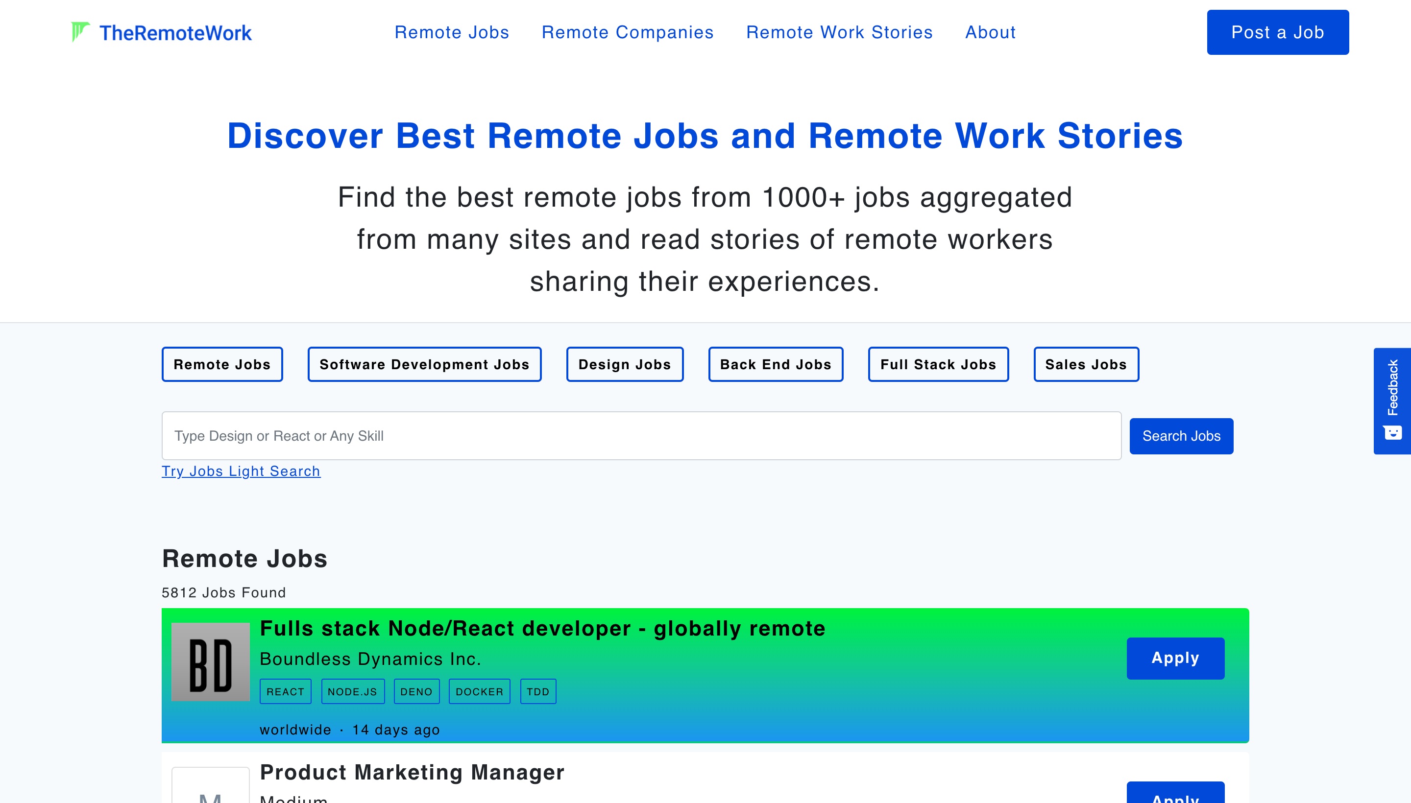 Find detailed information about TheRemoteWork