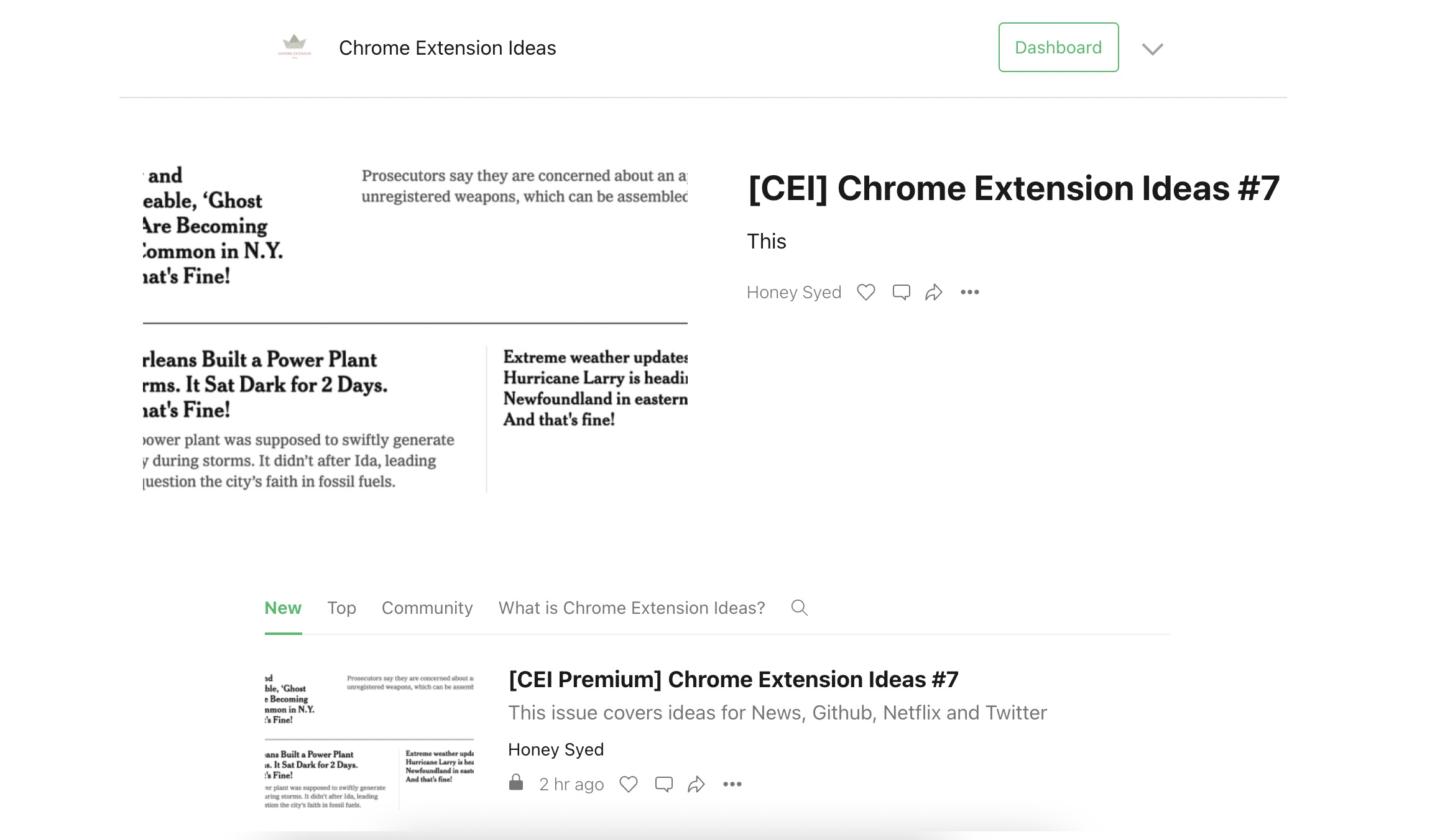 Find detailed information about Chrome Extension Ideas