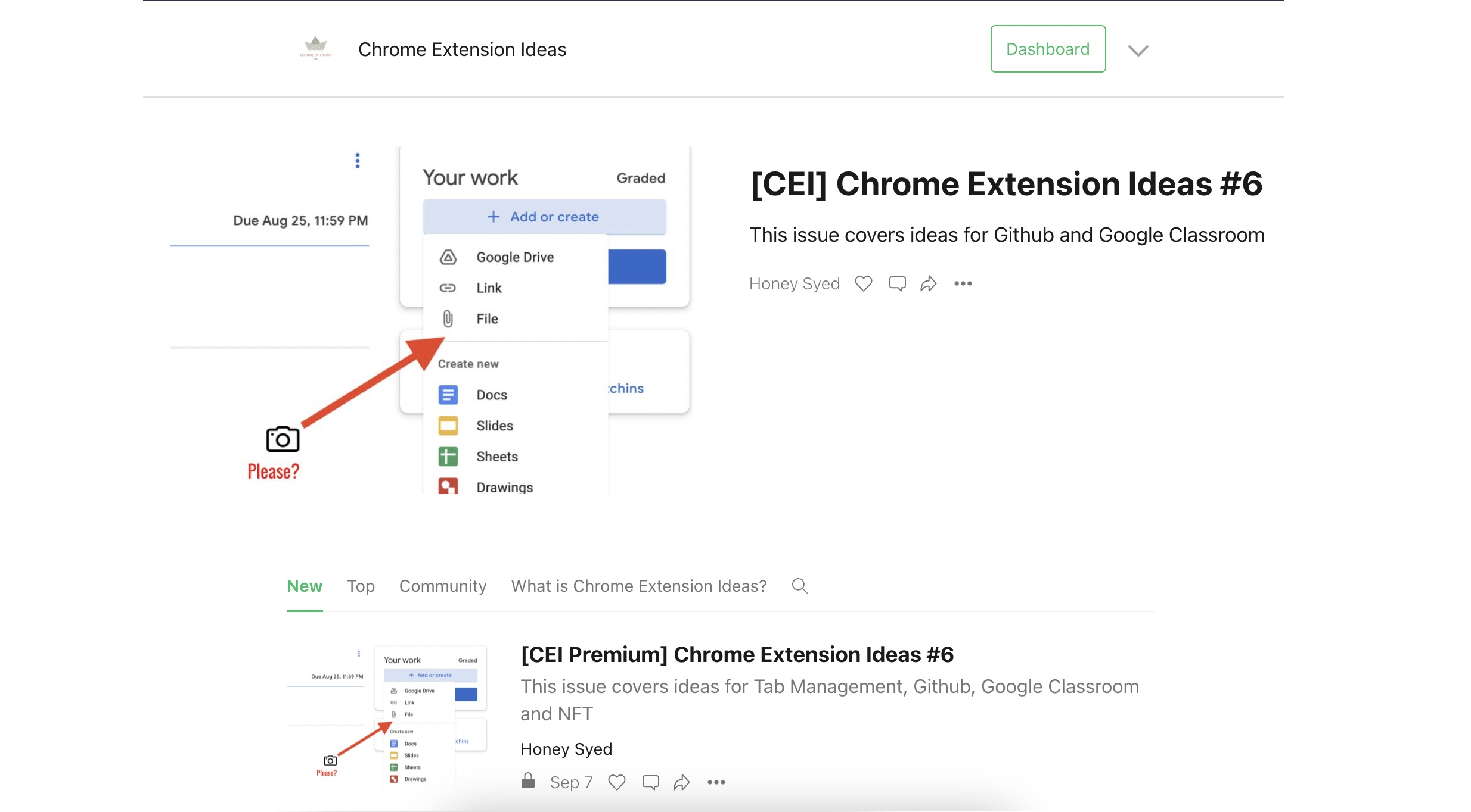 Get feedback from a vast remote working audience about Chrome Extension Ideas
