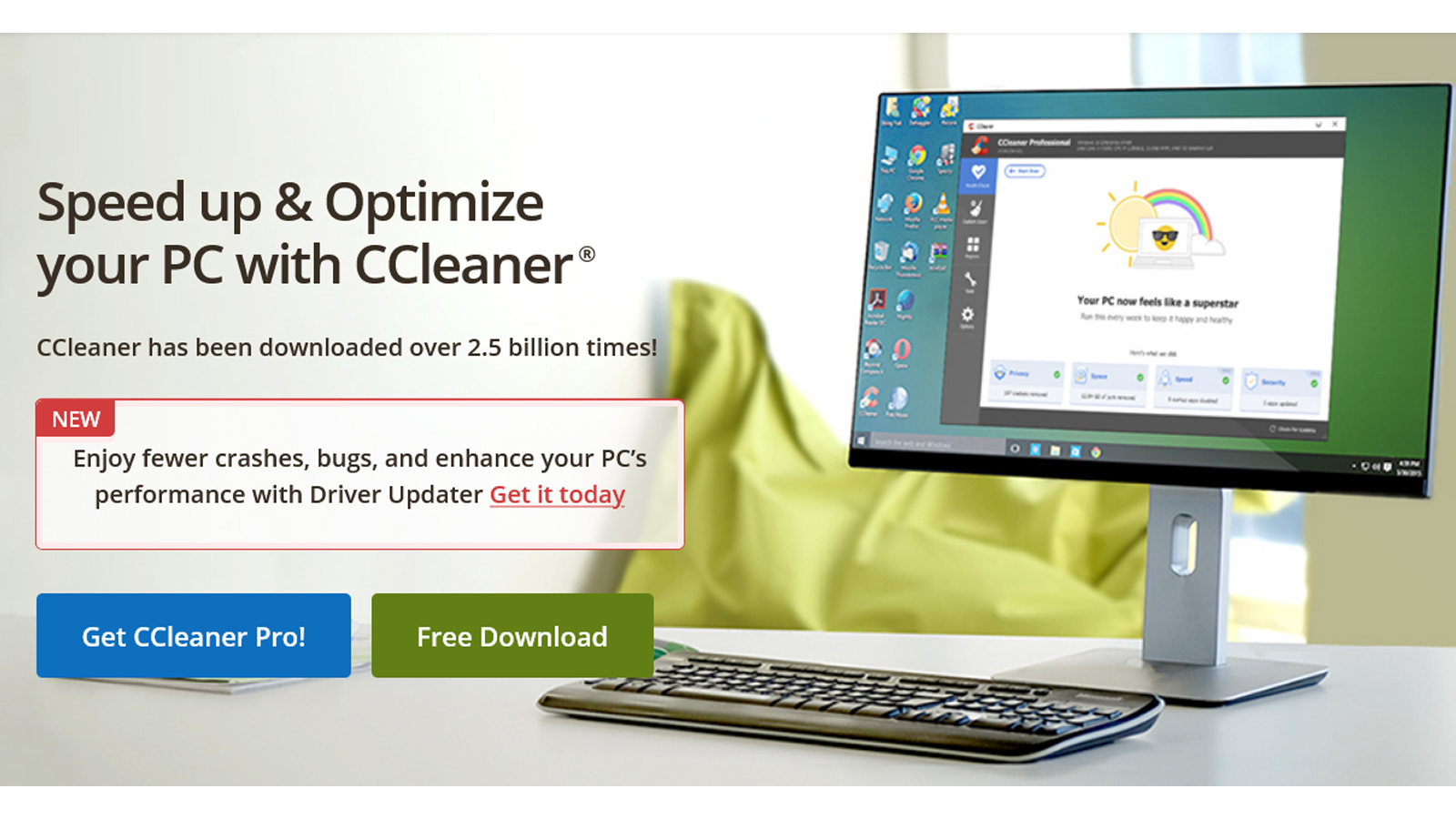 Find detailed information about CCleaner