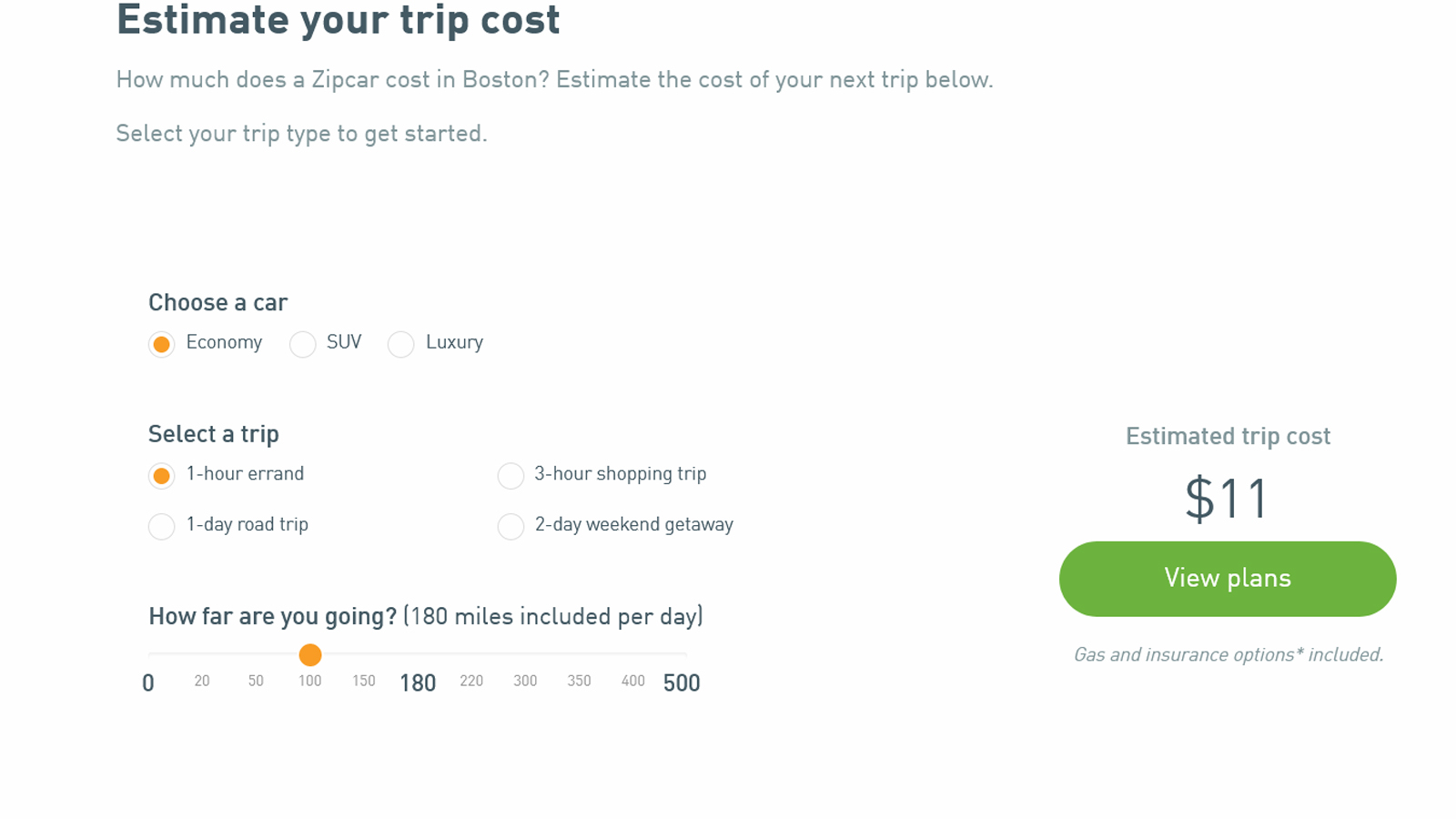 Get feedback from a vast remote working audience about Zipcar