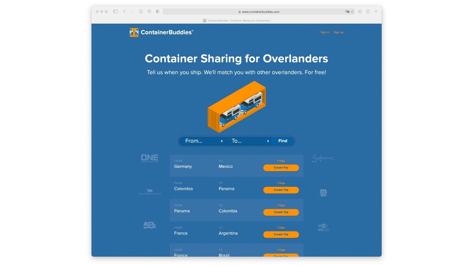 Find detailed information about ContainerBuddies
