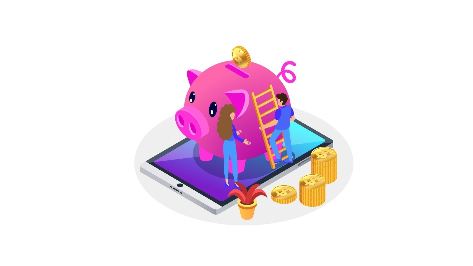 Detailed reviews and information for remote teams Isometric Illustrations