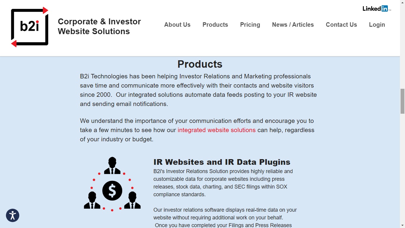 Additional Screenshot 1 - B2i Technologies