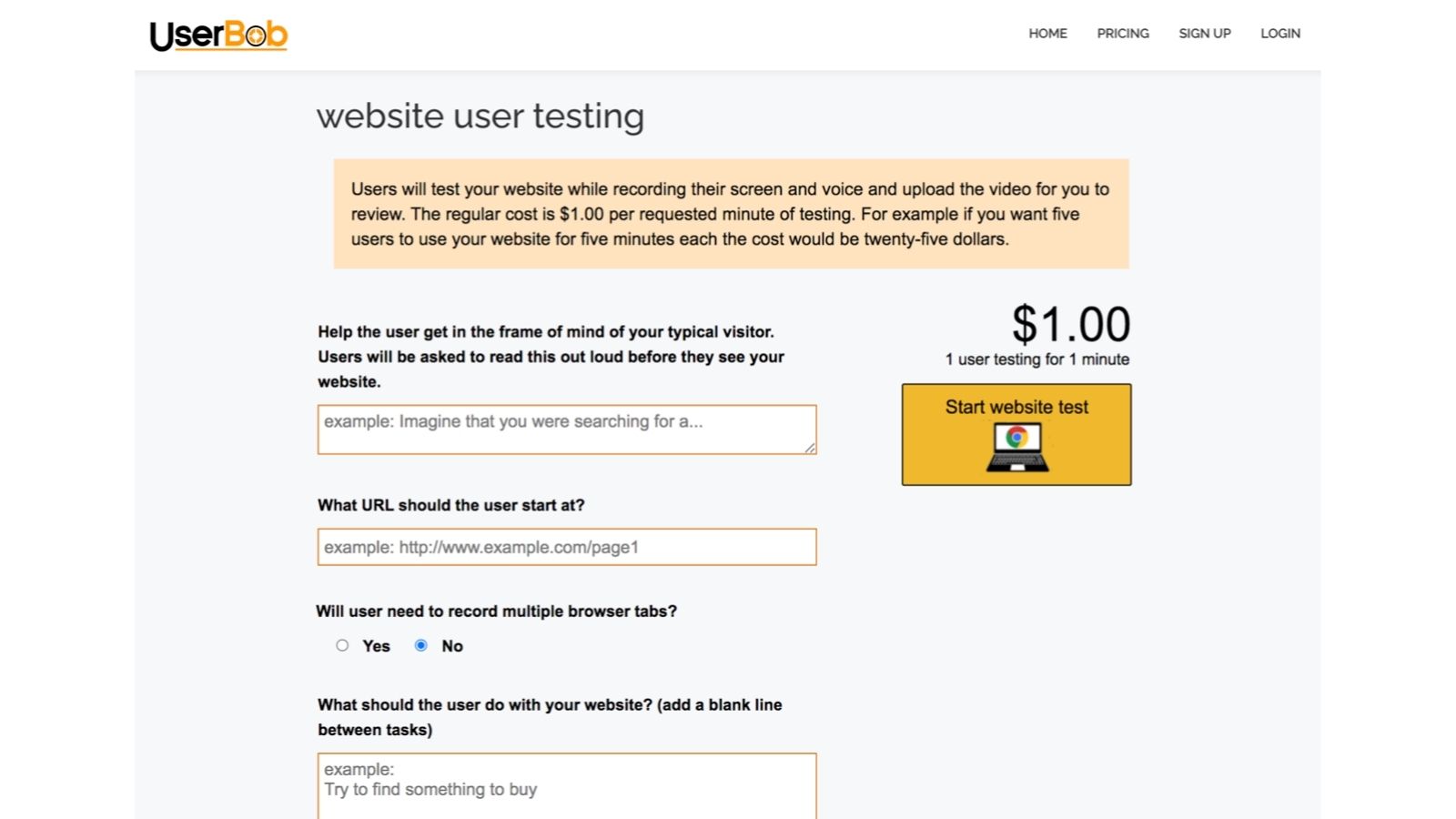 Find pricing, reviews and other details about UserBob