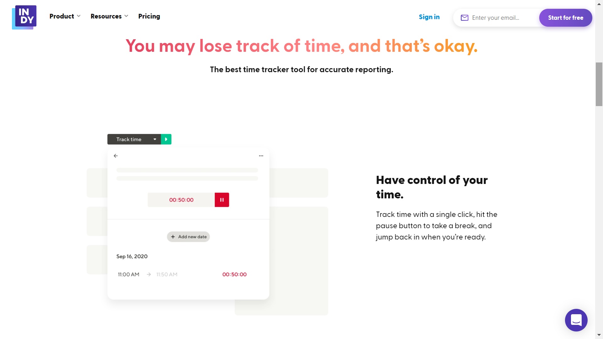 Get feedback from a vast remote working audience about Indy Time Tracker