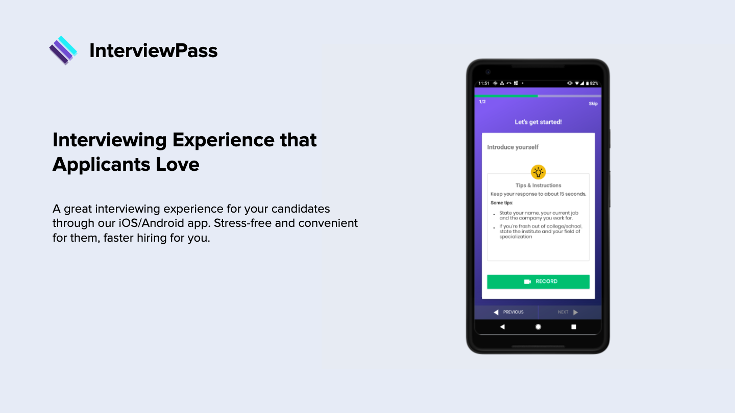 Get feedback from a vast remote working audience about InterviewPass
