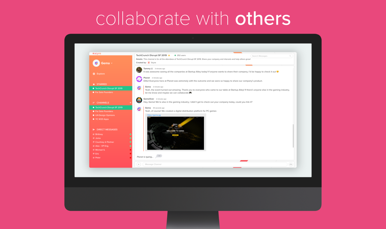 Get feedback from a vast remote working audience about Scyre