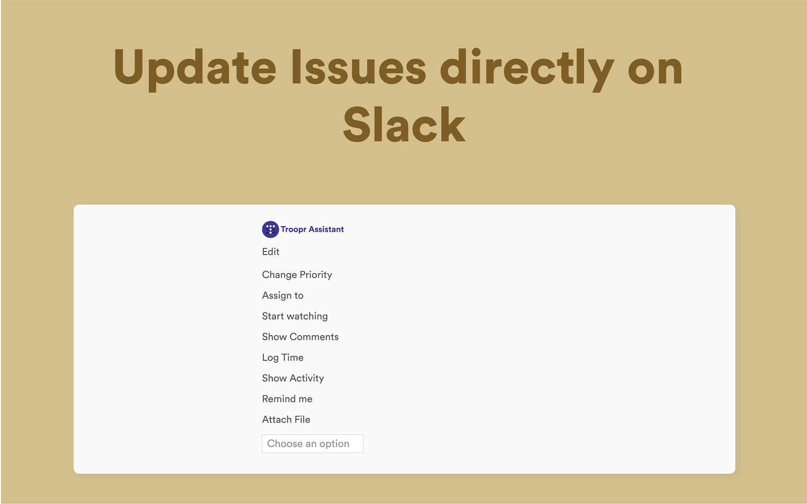 Find pricing, reviews and other details about Jira Slack Integration by Troopr