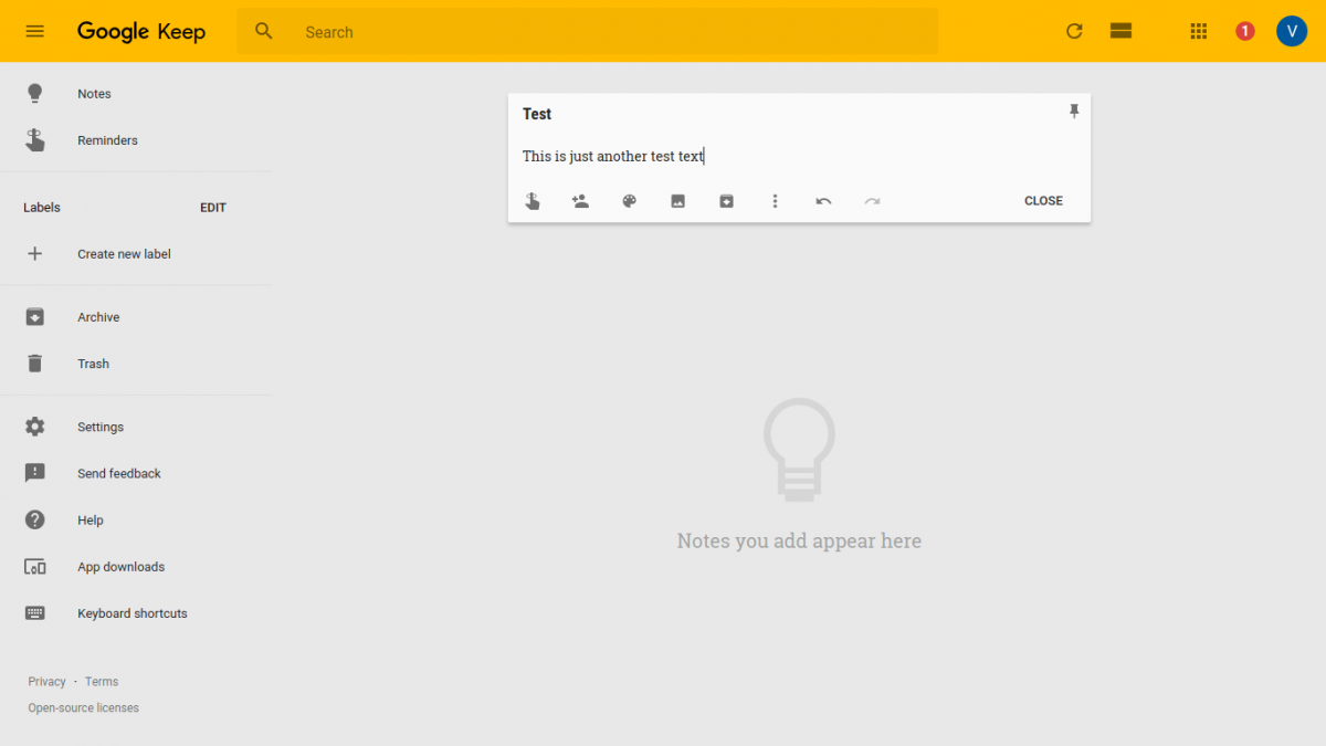 Get feedback from a vast remote working audience about Google Keep