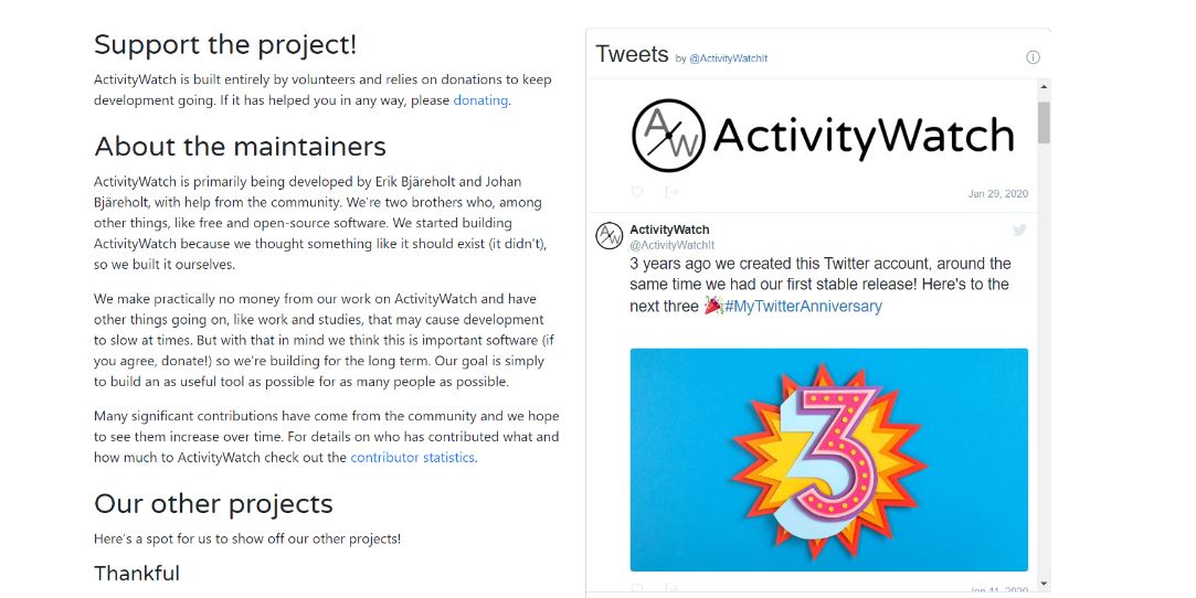 Find pricing, reviews and other details about ActivityWatch