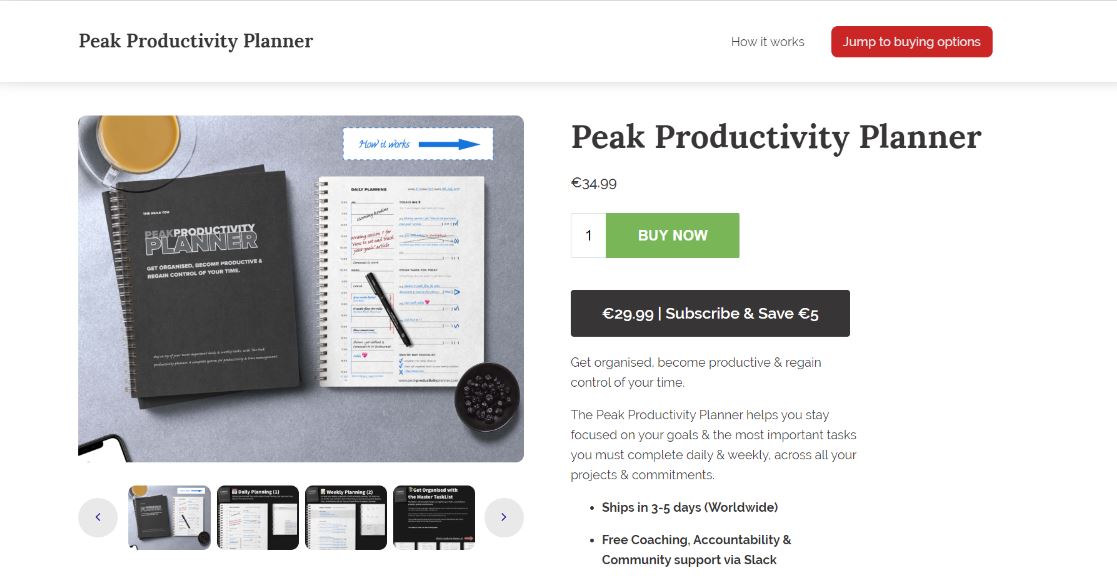 Find pricing, reviews and other details about Peak Planner