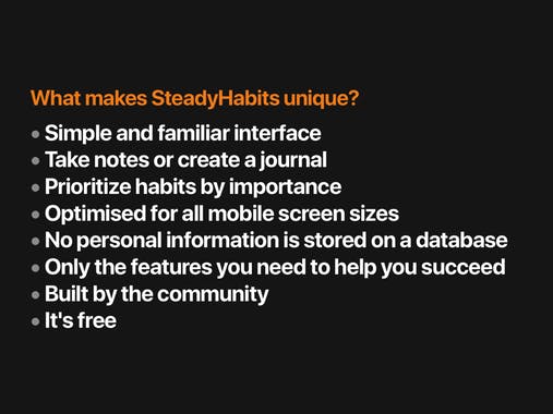 Get feedback from a vast remote working audience about Steady Habit