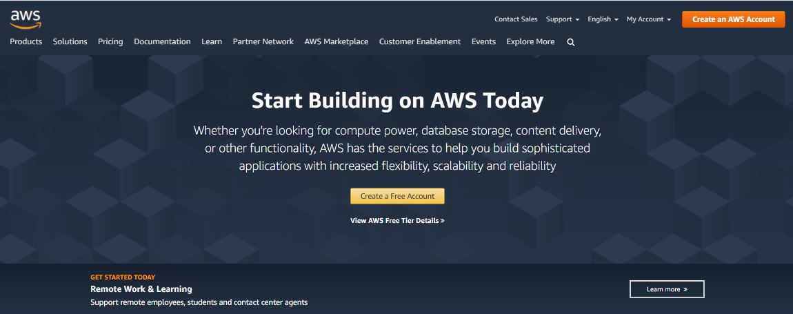Find detailed information about AWS
