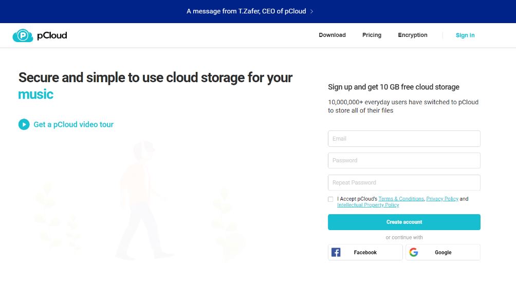 Find detailed information about pCloud
